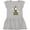 AC-Heather Grey, variant on Inktastic Farm Animal Girls Toddler Dress