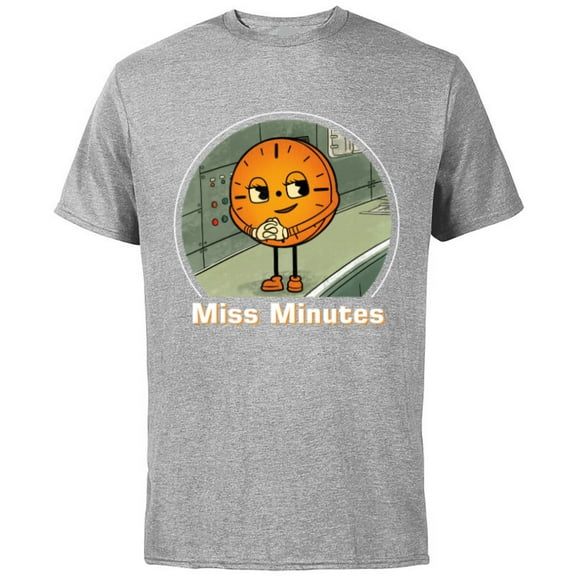 Marvel Studios Loki Season 2 TVA Miss Minutes Retro Disney  - Short Sleeve Cotton T-Shirt for Adults - Customized-Athletic Heather
