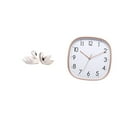 thumbnail image 1 of Figuras De Cisnes De Resina Y Reloj De Pared Digital Decorativos Para El Hogar, La Oficina, La Sala De Estar, El Dormitorio, El Comedor, La Casa De Campo, El Gimnasio Y La Decoración Navideña., 1 of 8