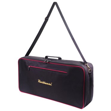 Sac de Voyage Imperméable Boîte de Rangement Douce Ajustable pour Guitare Effets Pédale Planche Grand