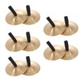 thumbnail image 1 of HOOWIFFY 10 Pcs Cymbales en Cuivre Durables Instruments de Percussion pour Son Facile à Utiliser pour Danse et, 1 of 5