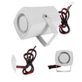 thumbnail image 3 of Alarm Siren, Wired Mini Horn Siren Loud Home Vehicle Security Sound Alarm System With Support 110dB DC 12V for Car Home Doorbell Security Protection System, 3 of 9