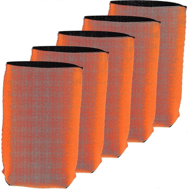 5pcs Can Sleeves Beer Bottle Sleeve Can Cooler Sleeve Soda Can Protector Insulated Beer Can Sleeve Bar Supply Beverage Sleeves Beer Soda Drink Holder