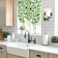 thumbnail image 5 of St. Patrick's Day Balloon Curtains for Bedroom/Front Door/Bathroom, Lucky Shamrocks Spring Country Leaves Tie Up Curtains 63 Inch Length Light Filtering Kitchen Curtains Shades for Windows 46"x63", 5 of 8