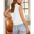 thumbnail image 5 of Sherrylily Women Sweater Vest Tank Tops Button Down Shirts Scoop Neck Fashion Sleeveless Ribbed Top S-2XL, 5 of 5