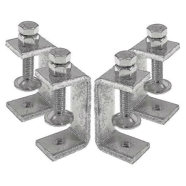 Heavy Duty 304 Stainless Steel Clamps, Small Metal Clamps With Screws, Wide Jaw Open Clamps 65mm (4