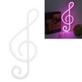 thumbnail image 2 of TOPINCN Neon Light,Neon Sign,Music Note Shape LED Neon Light USB/Battery Powered Wall Hanging Neon Light for Home Party, 2 of 8