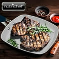thumbnail image 5 of NutriChef  9.45'' Grill Pan - Non-Stick High-Qualified Kitchen Cookware, 5 of 6
