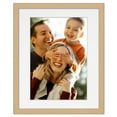 thumbnail image 2 of 18x24 Frame Natural With White Picture Mat For 18x24 Photo - Natural 22x28 Frame To Display Print, 2 of 7