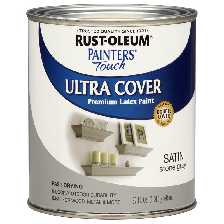 Rust-Oleum Painter's Touch Ultra Cover, Stone Gray, 2 Quarts photo 2