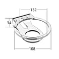 thumbnail image 3 of 4 paquetes de ganchos para estantes de pared para de espacio del inteligente CUTICAT Soporte de montaje en pared portátil, 3 of 7