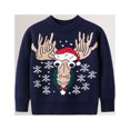 thumbnail image 1 of Suéter De Punto Jerseys básicos de dibujos animados para niños, suéter grueso informal de invierno para niños, atuendo diario con costillas Cgtredaw Azul Marino 3T para Niño, 1 of 1