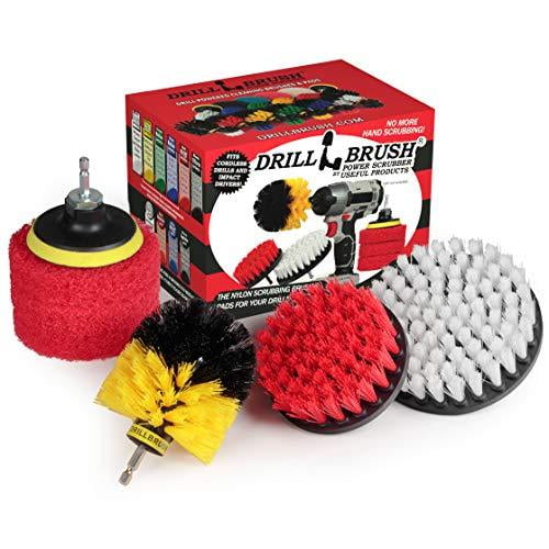 Cleaning Supplies - Bathroom Accessories - Drill Brush - Scouring Pad - Shower Cleaner - Bath Mat - Tile - Bathtub - Sink - Shower Door - Grout Cleaner - Kitchen Accessories - Outdoor - Sc