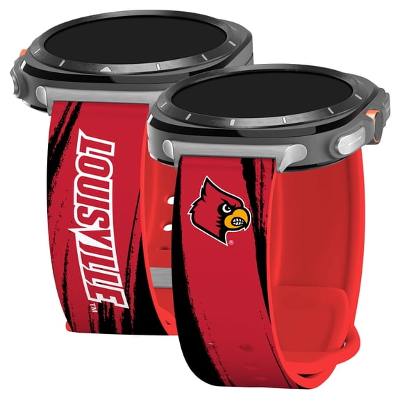 Louisville HD Paint Stripe Unisex Watch Band for Samsung Galaxy Watch Ultra 47mm (Long)