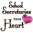 thumbnail image 3 of CafePress - Teachers Have Heart School Secretary - Greeting Card, Blank Inside Matte, 3 of 3