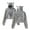 Grey, variant on Jay Wheeler Cat Ear Hoodie Fashion Short Sweatshirt Funny Women Bear Ear Clothes