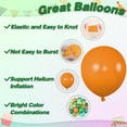 thumbnail image 3 of Set de 50 globos de látex verde y naranja de 12" Cudory, 3 of 8