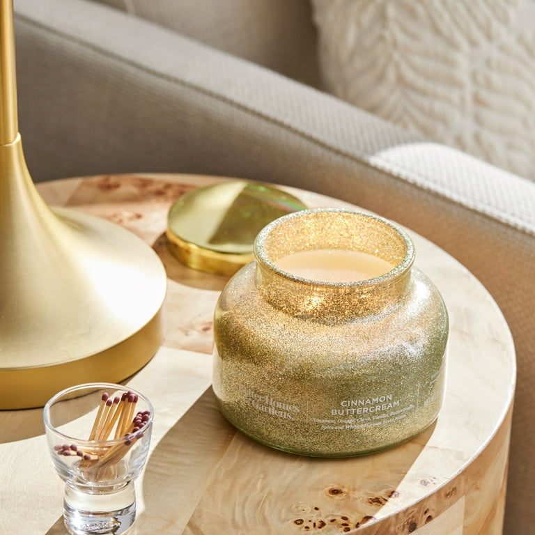 Better Homes & Gardens Cinnamon Buttercream Scented 2 Wick Glitter
