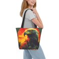 thumbnail image 2 of Honeii Hawaiian Style Bald Eagle Print Women Top Handle Satchel Handbags,Fashion Handbag,Messenger Tote Bag Purse for Women,Shoulder Bag Handbag for Travel, Work, 2 of 6