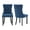 Navy, variant on Linen Upholstered Dining Chairs Set of 4, Beige Mid Century Modern Dining Chairs, Kitchen & Dining Room Chairs with Wood Legs, Sillas de Comedor (Beige, 4 Pcs)