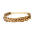 thumbnail image 4 of DIGUAN 2 Strands Synthetic Hair Braided Headband Classic Chunky Plaited Braids Elastic Stretch Hairpiece Women Girl Beauty accessory, 54g Boho (Caramel Blonde), 4 of 5