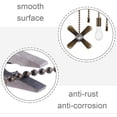 thumbnail image 5 of 2 Pcs Ceiling Fan Pull Chains Fan Decoration Pendants Bulb and Fan Shaped Pull Chains for Ceiling Light and Lamp Fan, 5 of 5