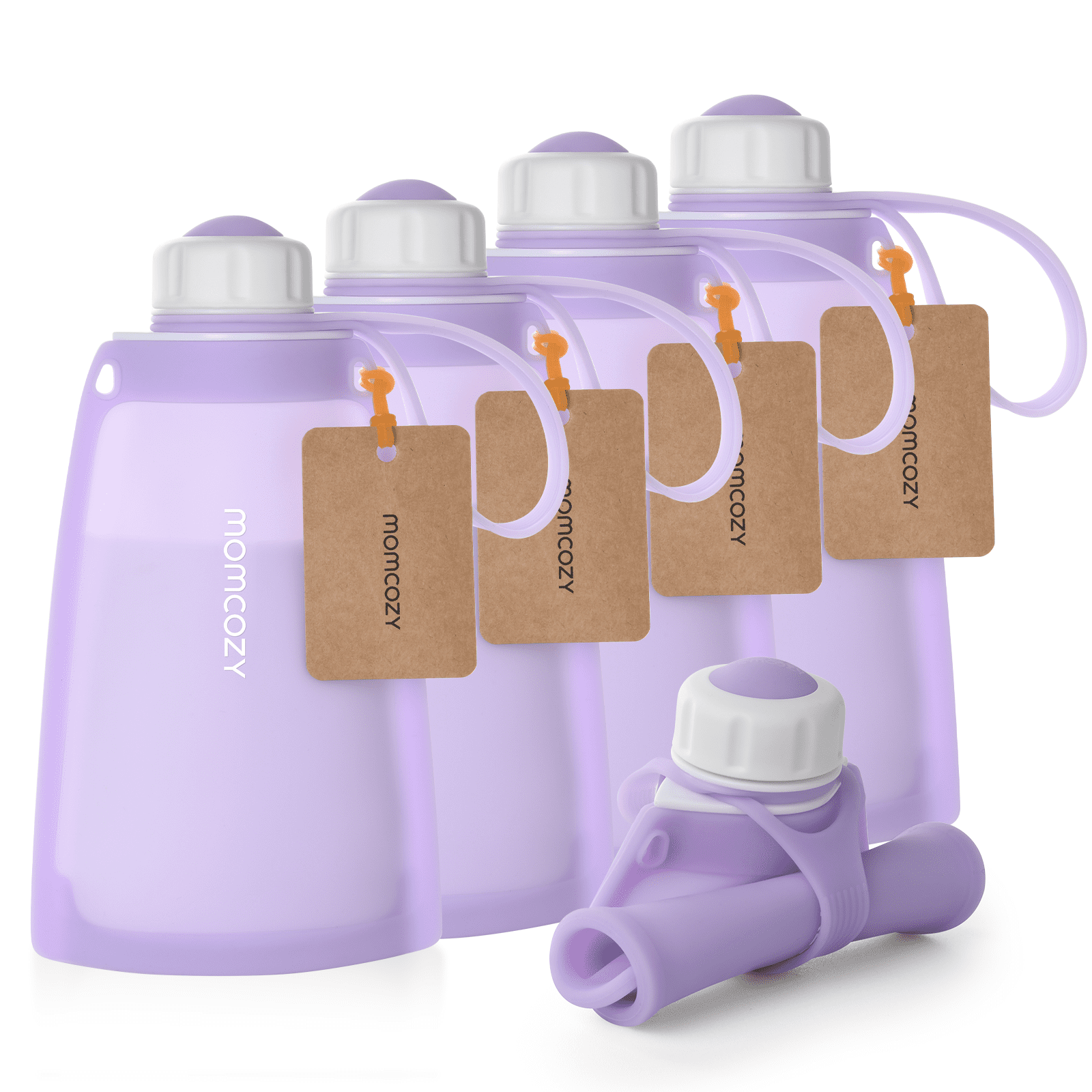 Momcozy Breastmilk Storage Bags 50 Ct, Disposable Temp-Sensing Milk Freezer  Bags 6oz/180ml
