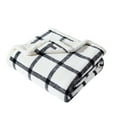 thumbnail image 2 of Eddie Bauer Bunkhouse Plaid Beige Ultra Soft Plush Fleece 60X50 Throw, 2 of 7