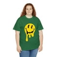 thumbnail image 6 of Dripping smiley face graphic tee Unisex Heavy Cotton Tee, 6 of 8
