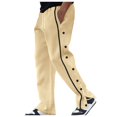 thumbnail image 1 of VBARHMQRT Christmas Pants Mens Patchwork Sweatpants Casual Drawstring Pants Sportswear Trousers with Pockets, 1 of 9