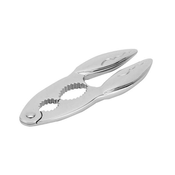 utensilio práctico para comer cangrejos, con agarre resistente, para cocina, pequeño (plateado)