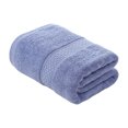 thumbnail image 1 of Toalla de algodón de rizo, suave y absorbente, agradable para la piel, de color sólido, jacquard, para ducha, para el hogar, baño, spa, salón de belleza., 1 of 8