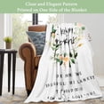 thumbnail image 4 of Blanket for Grandma, Grandma Birthday from Grandkids, I Love You Grandma, Soft Throw Blanket 60" x 50", White, 4 of 6