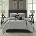 thumbnail image 6 of Home Essence Connell 7 Piece Comforter Set, Grey, Full, 6 of 8
