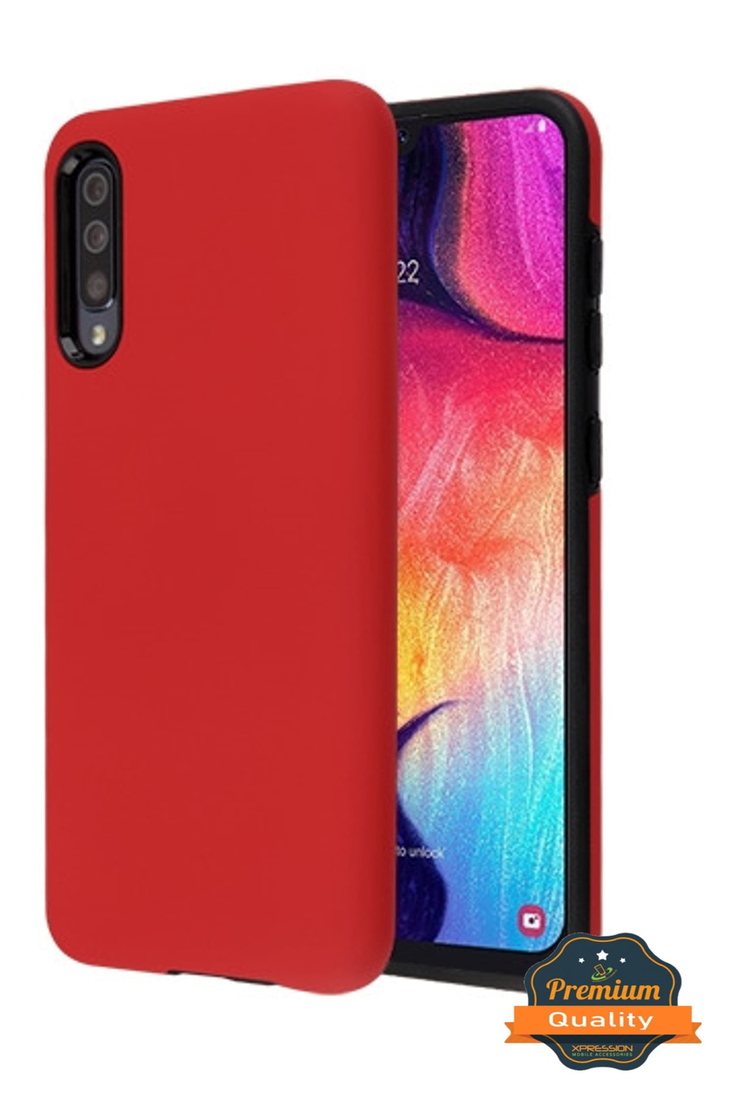 Samsung Galaxy A50 Phone Case Slim Hybrid Armor Grip Shockproof Impact