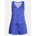 thumbnail image 5 of Way to Celebrate Women's Pointelle Pajama Set, 2-Piece, Sizes XS-3X, 5 of 5