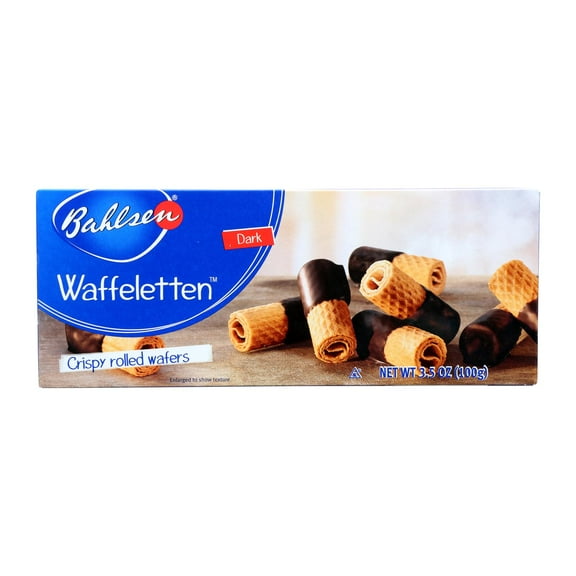 Bahlsen Waffeletten Cookie Rolls Dark Chocolate 3.5 oz