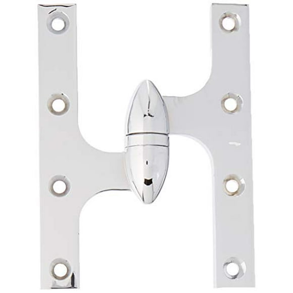 Deltana OK6045B26-L Solid Brass 6-Inch x 4 1/2-Inch Olive Knuckle Hinge
