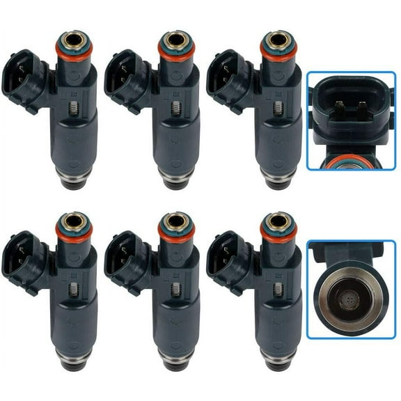 Fuel Injectors ECCPP 8 pcs 4 Holes Fuel Injector Kit 23250-50040 fit for 98-06 for Lexus for LX470, 03-05 for Toyota for 4Runner, 98-06 for Toyota for Land Cruiser