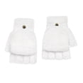 thumbnail image 1 of Mitaines Chaudes Convertibles pour Sports d'Hiver pour Femmes avec Design Sans Doigts en Velours Corail, 1 of 4