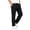 Black, variant on Boys Solid Casual Pull On Chino Pants Elastic Drawstring Waist Straight Leg School Uniform Trousers Kids Loose Fit Flat Woven Pants for Daily School Weekend Wear(Khaki,13-14 Years)