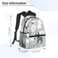 thumbnail image 4 of Haiem African Animals Lightweight Backpack for School, Classic Basic Water Resistant Casual Daypack for Travel with Bottle Side Pockets, 4 of 8