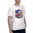 thumbnail image 4 of Independence-Day Men's T-Shirt Cotton 100% Summer Tops Fashion Casual American Flag Short Sleeves for Men Women Round Collar Top Tees, 4 of 6