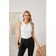 thumbnail image 3 of Camiseta sin mangas VICHYIE Summer Cami Basic White para mujer, 3 of 7
