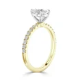 thumbnail image 2 of IGI Certified 1 Carat Lab Grown Diamond Engagement Ring | 14K Yellow Gold | Solitaire Lab Diamond Ring | G-VS2 | Valentine Gift, 2 of 2