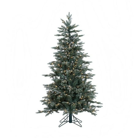 Vickerman 5' Crystal Frosted Balsam Fir Artificial Christmas Tree Vickerman 5' Crystal Frosted Balsam Fir Artificial Christmas Tree with 300 Clear Lights - Vickerman 5' Crystal Frosted Balsam Fir Artificial Christmas Tree