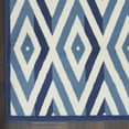 thumbnail image 4 of Nourison Grafix Geometric White/Blue 2'3" x 7'6" Area Rug, (2x8), 4 of 7