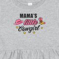 thumbnail image 4 of Inktastic Mamas Little Cowgirl with Cowgirl Hat and Boots Girls Baby Dress, 4 of 5