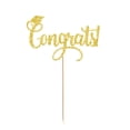thumbnail image 4 of 20x Doctor Hat Felicitaciones Inserciones para tartas Dorado Decoración creativa perfecta para tartas, maravillosos suministros para Yotijar Inserción de la torta de Doctor Hat Congrat, 4 of 8