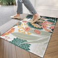 thumbnail image 4 of Tropical Pioneer Flower Pattern Door Rugs,Washable Non Slip Door Mats Indoor,Decorative Door Mats,Entry Mat Indoor for Entrance,Bedroom,Kitchen,Bathroom,17"x30", 4 of 6
